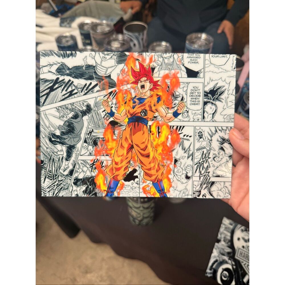 Dragon ball z aluminum plate